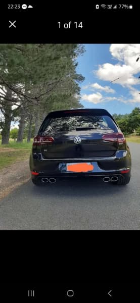 2015 VOLKSWAGEN GOLF R 6 SP MANUAL 5D HATCHBACK, 5 seats AU MY15